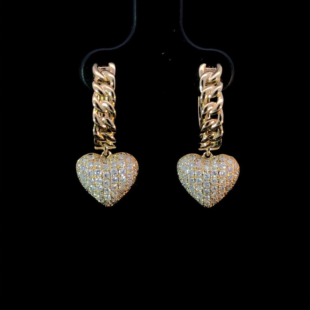 163118 - .87 ctw diamond earrings