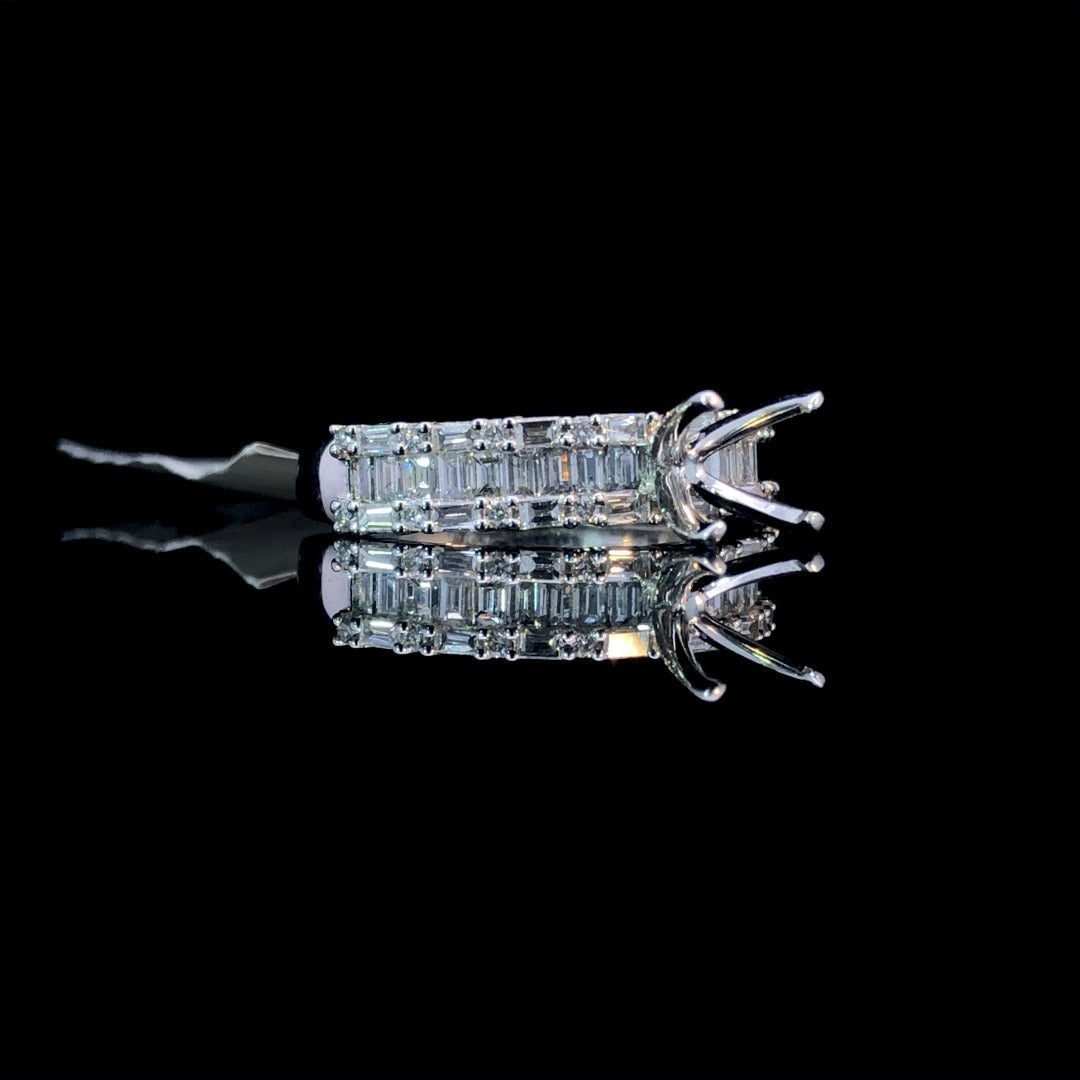 157831 - 1.08 ctw diamond semi mount