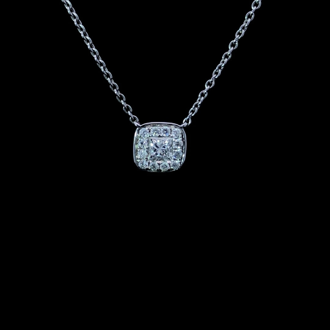 162116 - .33 ctw diamond necklace