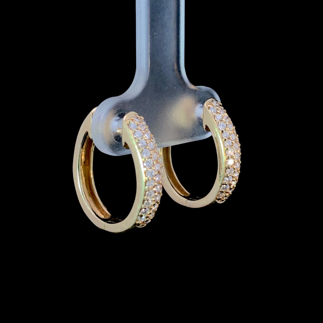 165390 - .50 ctw diamond hoops
