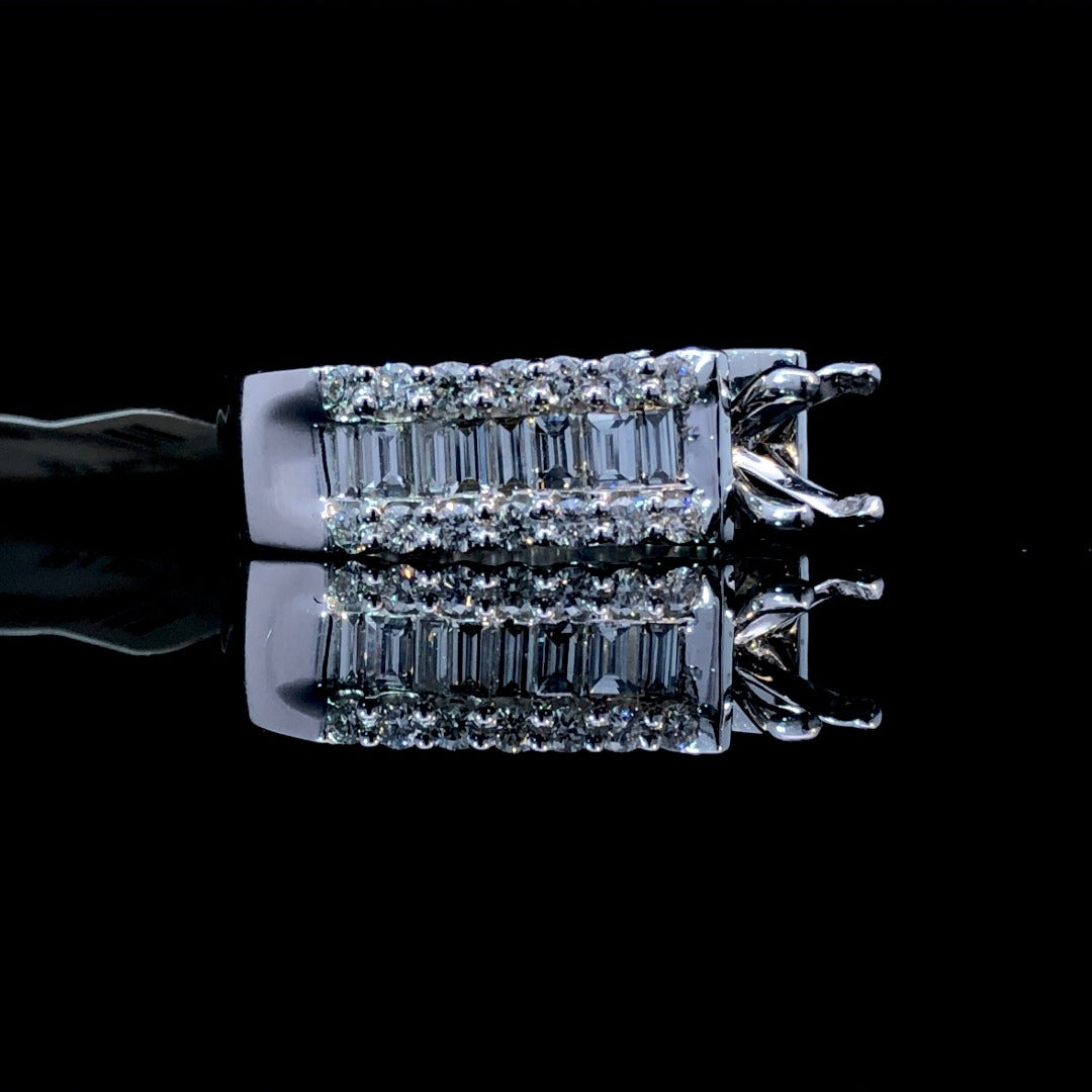 162947 - 1.38 ctw diamond semi mount