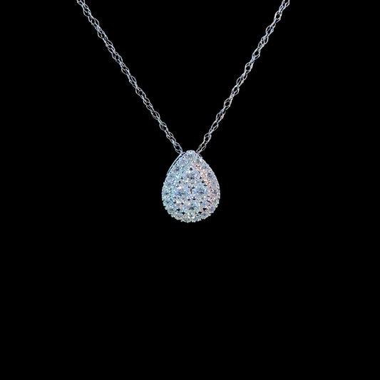 165435 - .33 ctw diamond pendant