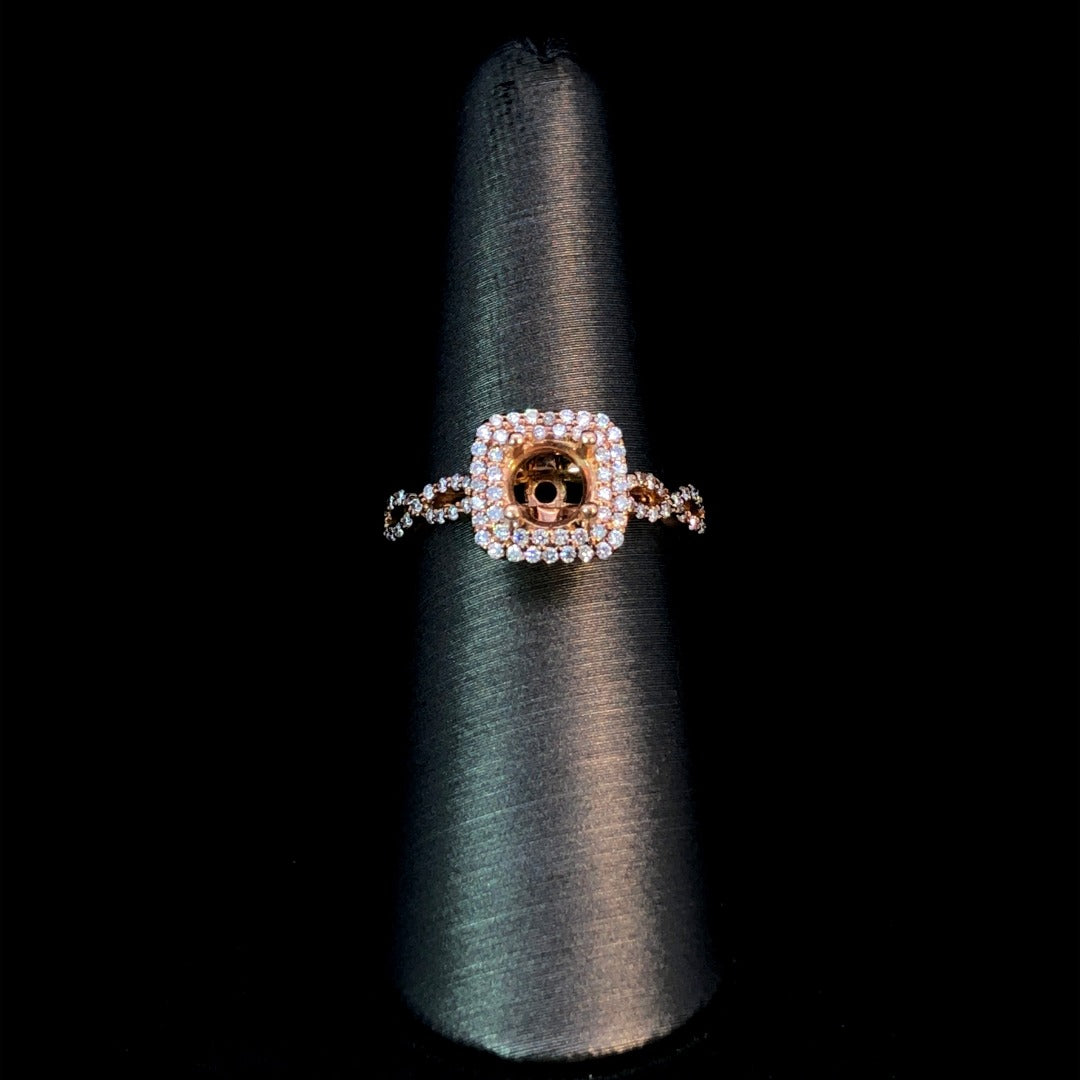 155178 - .41 ctw diamond semi mount