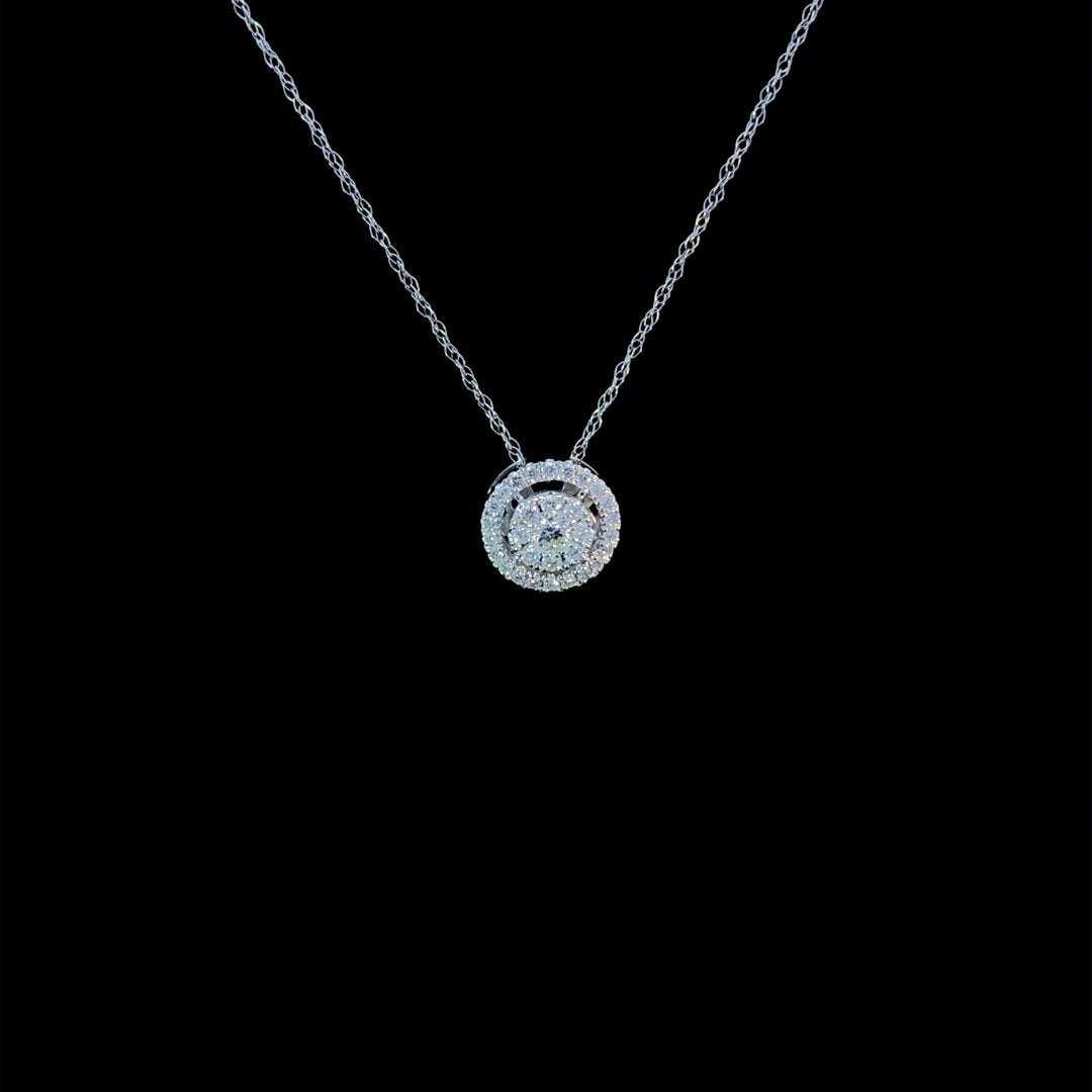 164222 - .25 ctw diamond pendant