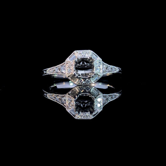 151769 - .29 ctw diamond semi mount
