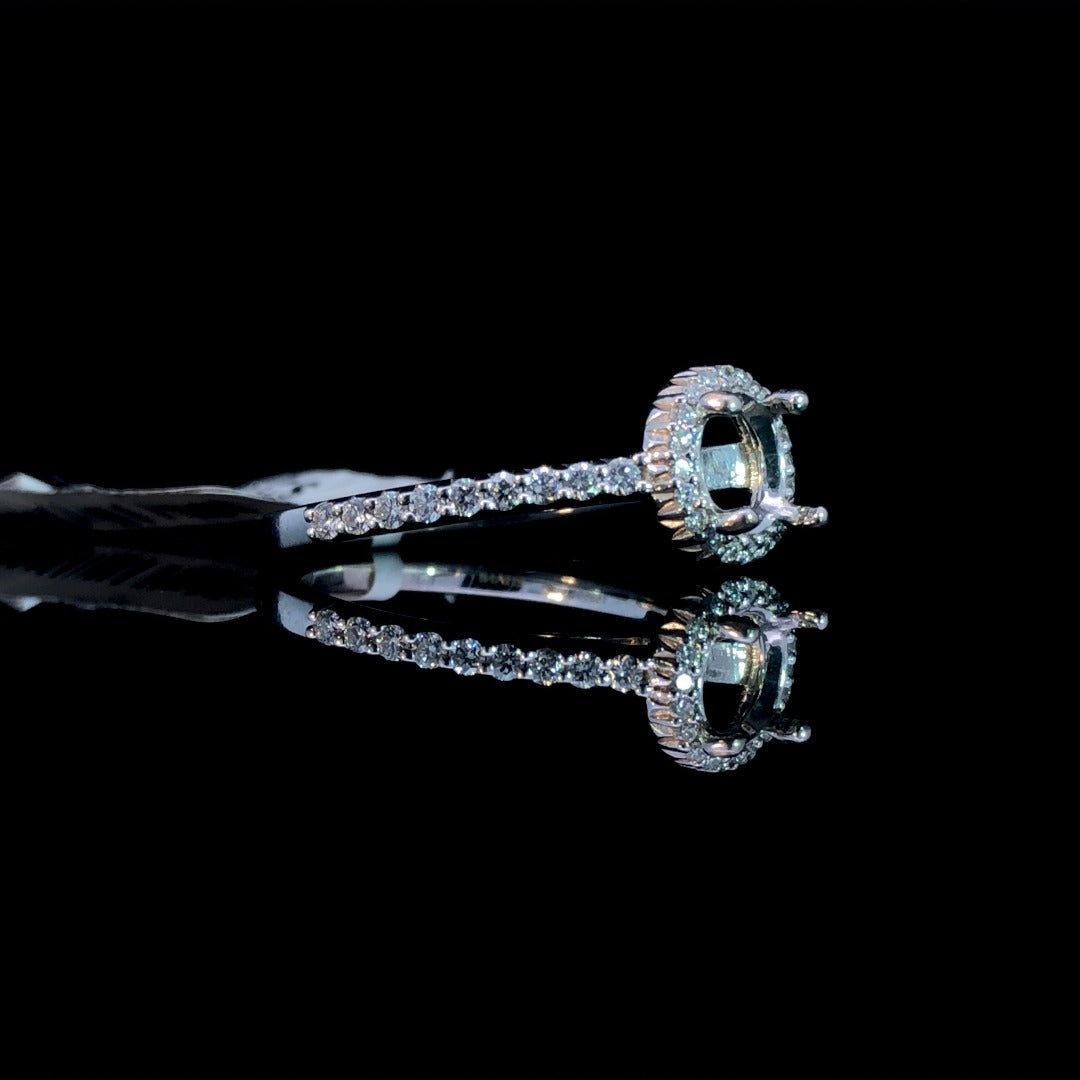 156421 - .39 ctw diamond semi mount