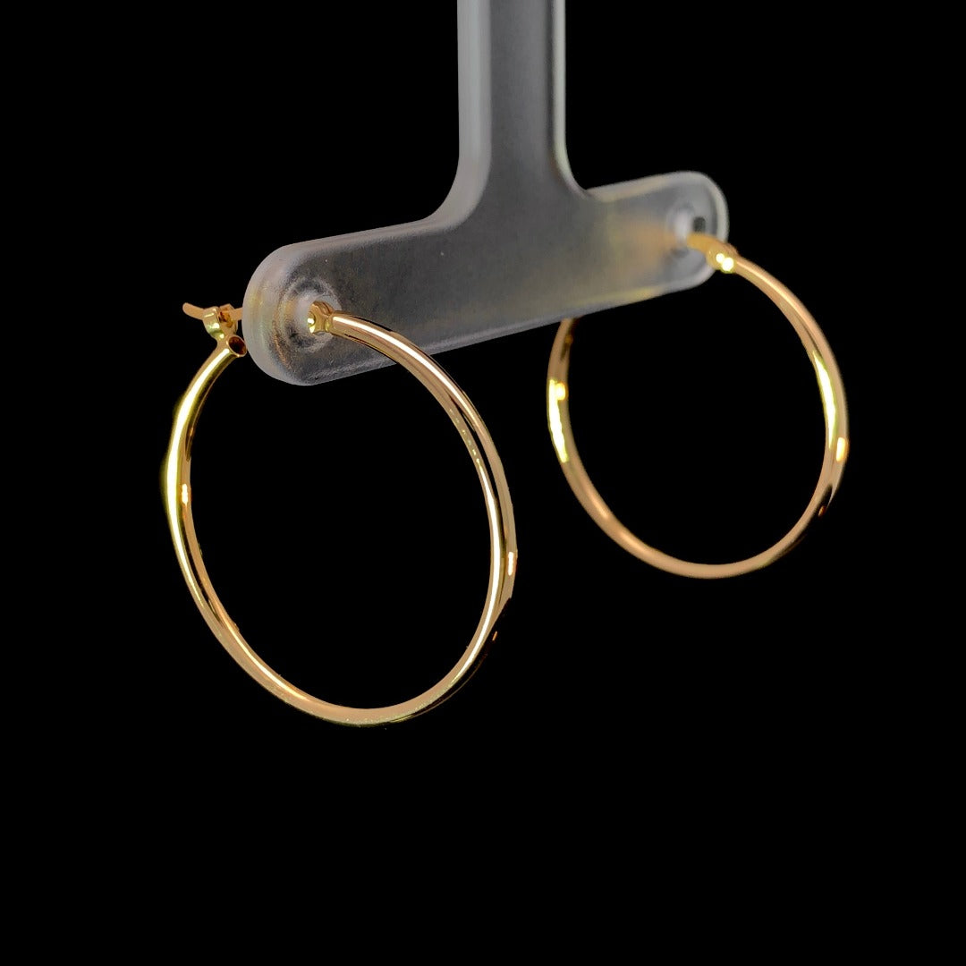 159241 - Gold hoops