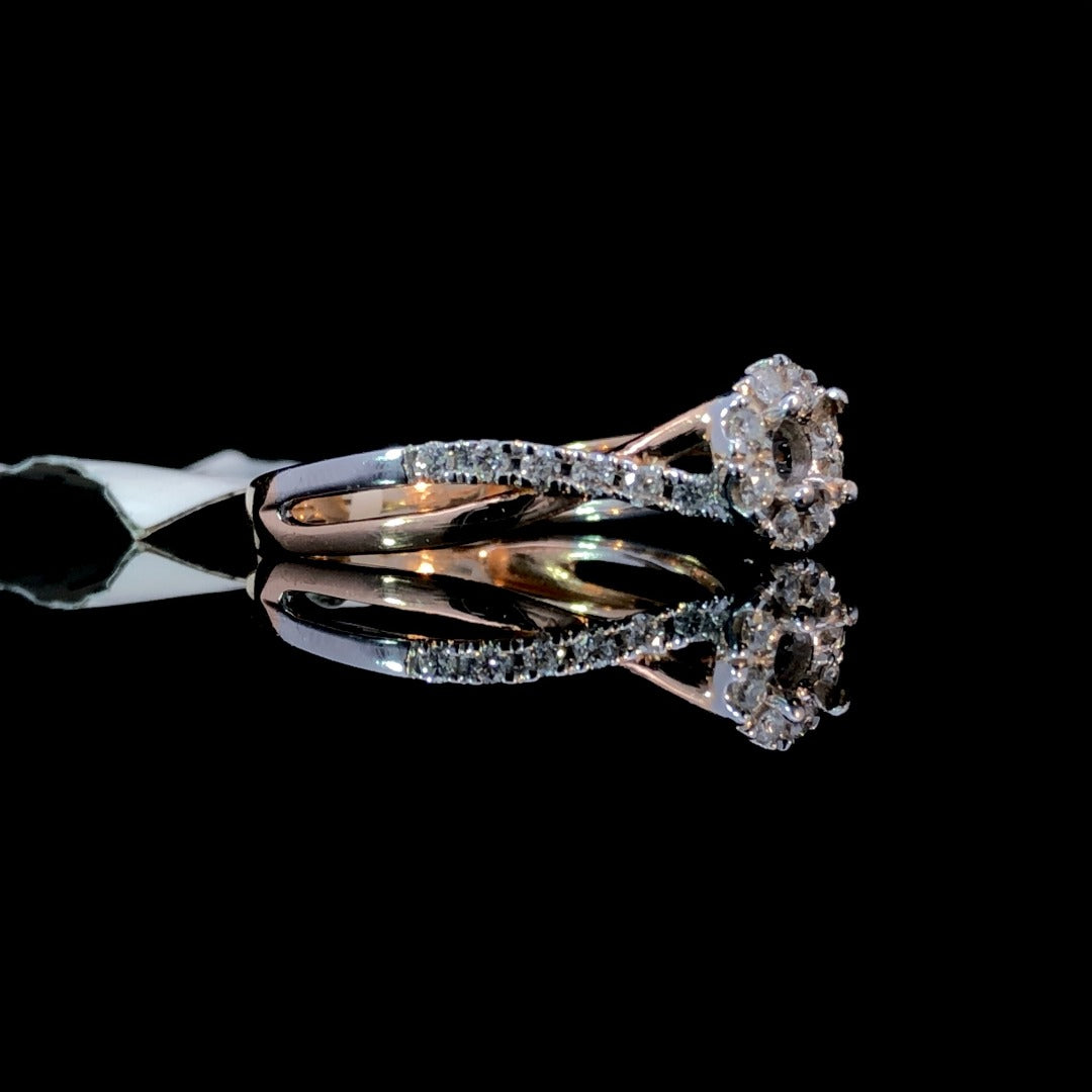 148082 - .30 ctw diamond semi mount