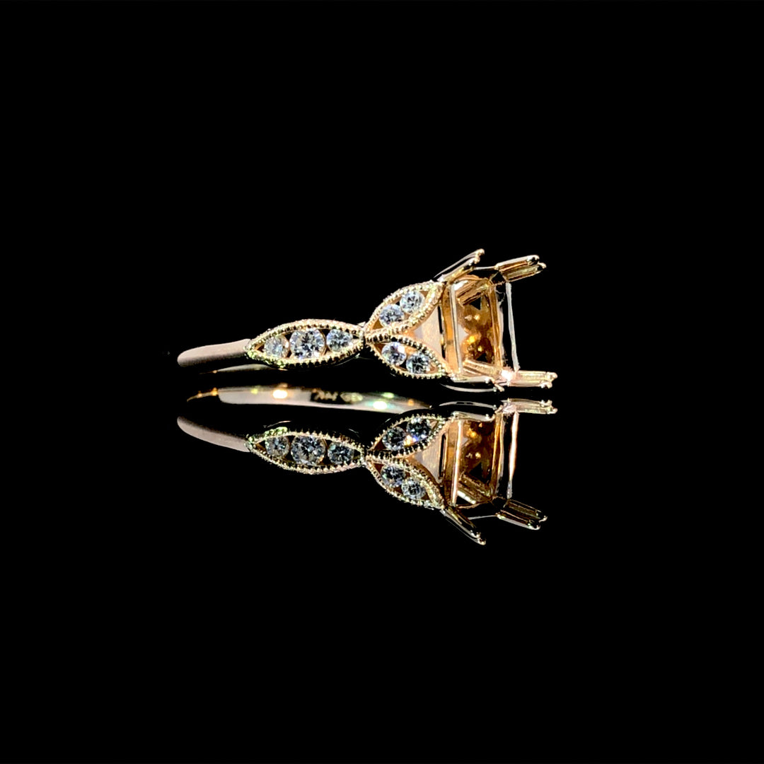 165641 - .19 ctw diamond semi mount