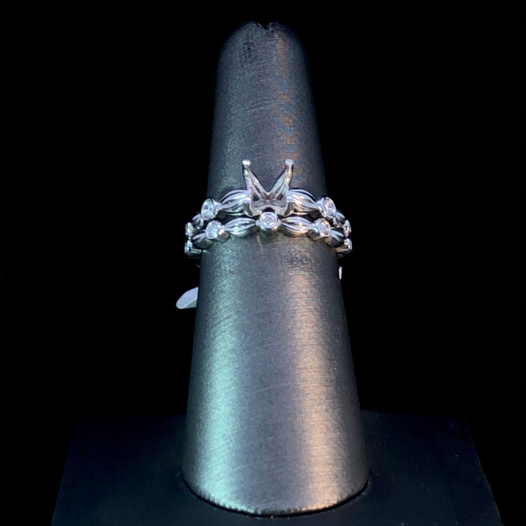 156483 - .13 ctw diamond semi mount