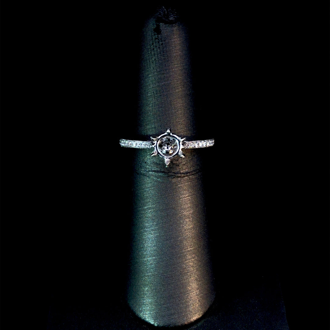 140887 - .22 ctw diamond semi mount