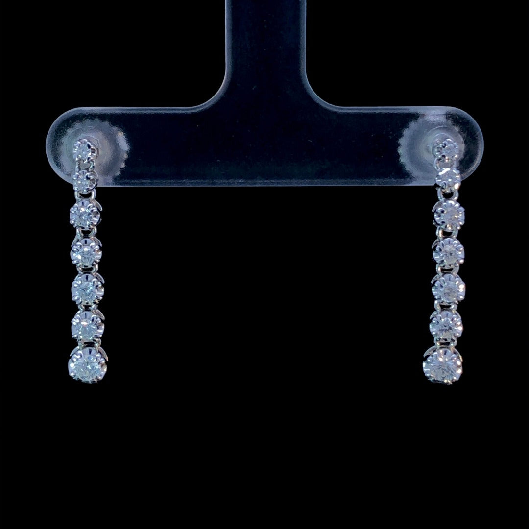 162124 - .44 ctw Diamond earrings