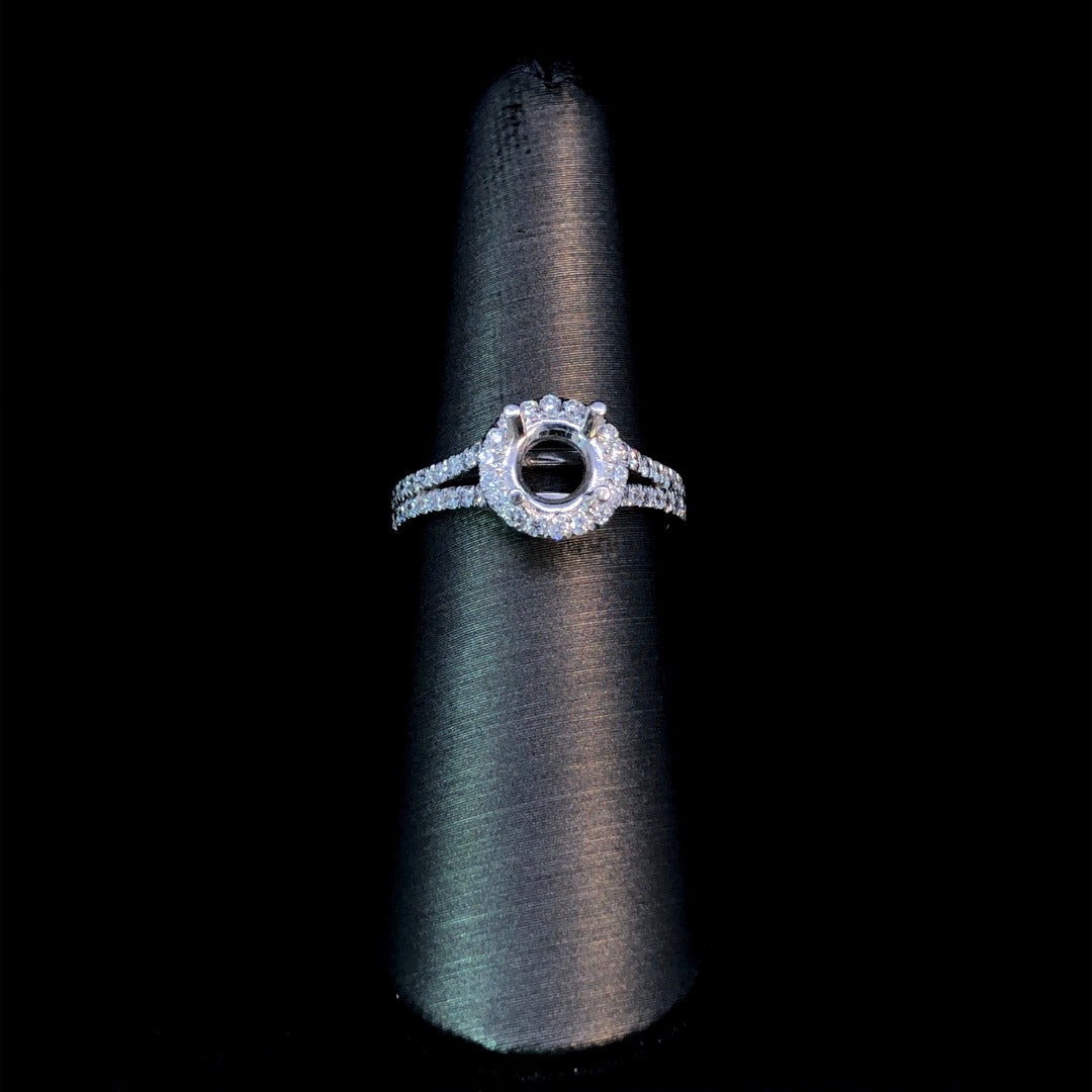 .59 ctw diamond semi mount