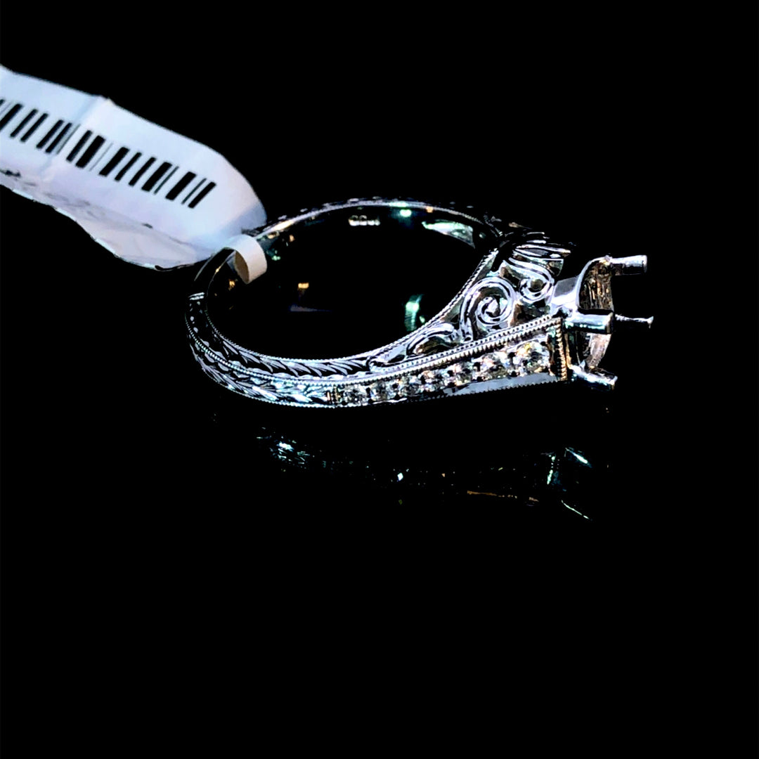 151827 - .21 ctw diamond semi mount