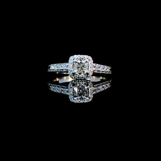 165742 - .93 ctw diamond ring
