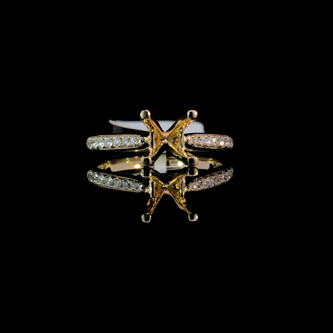 162349 - .23 ctw diamond semi mount