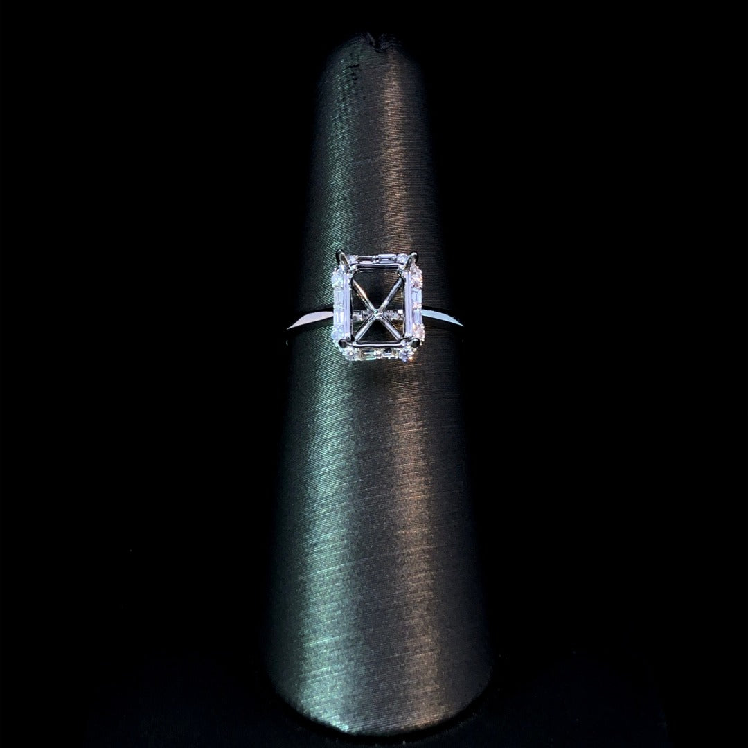 162592 - .17 ctw diamond semi mount