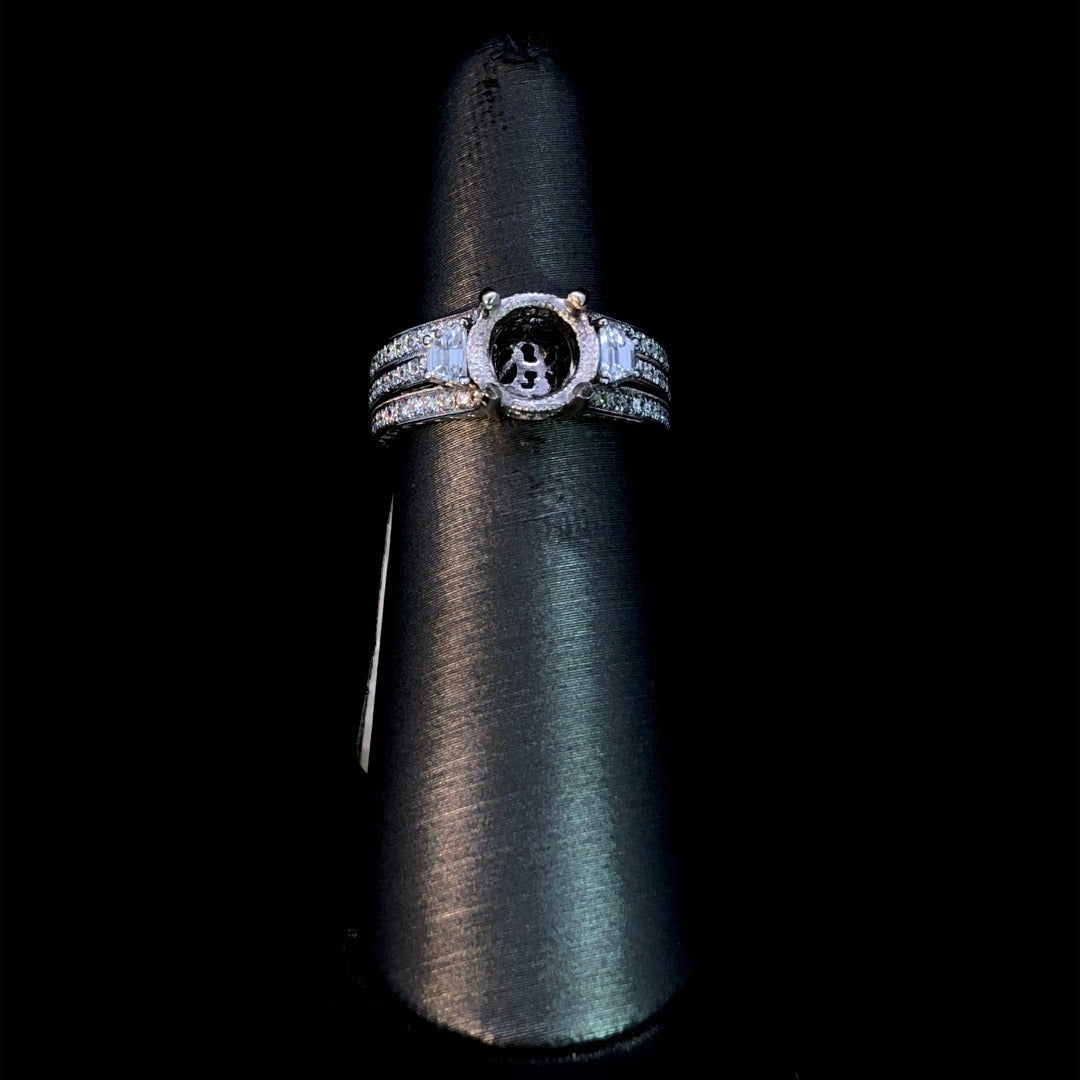 135969 - .75 ctw diamond semi mount