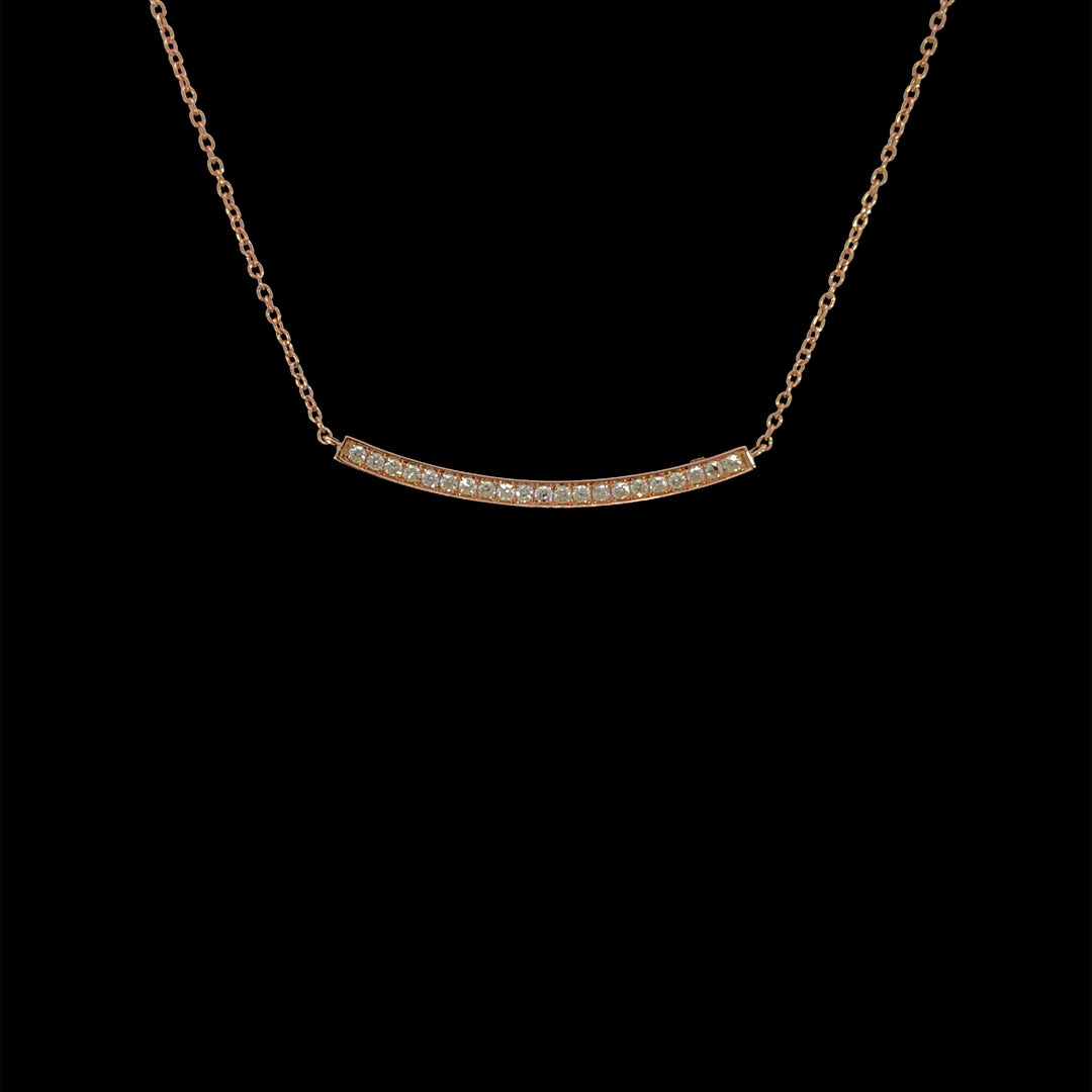 160885 - .14 ctw diamond necklace