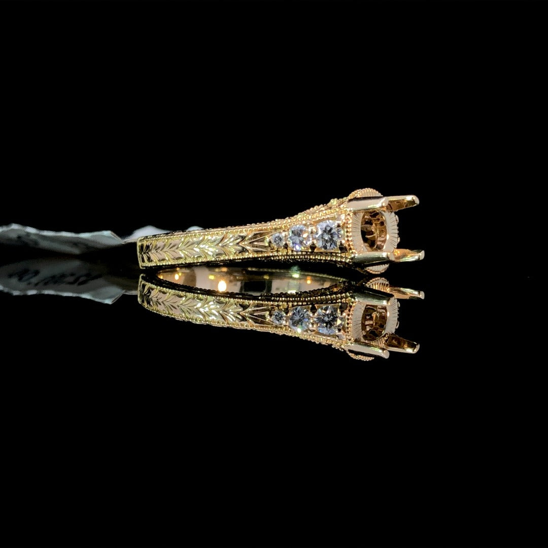 153296 - .20 ctw diamond semi mount