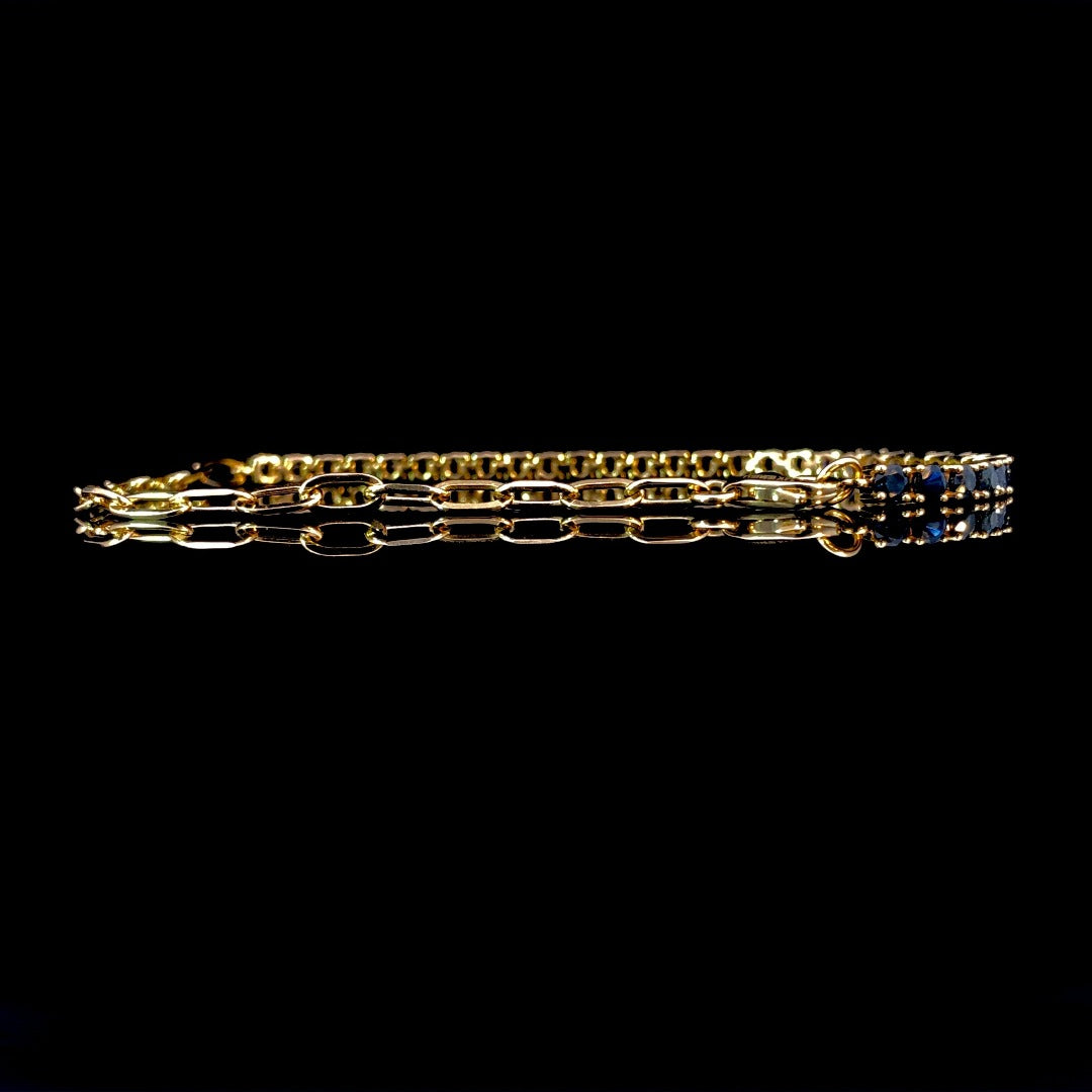 163113 - 2.75 ctw sapphire bracelet