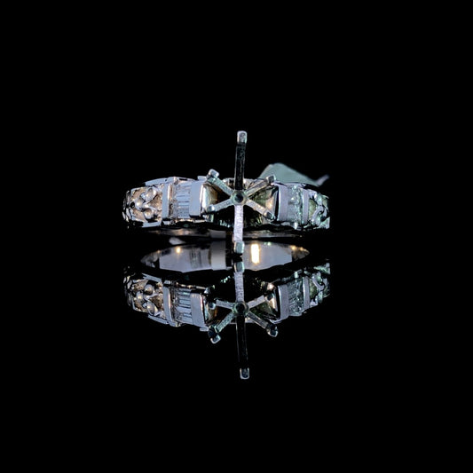 109821 - .38 ctw diamond semi mount