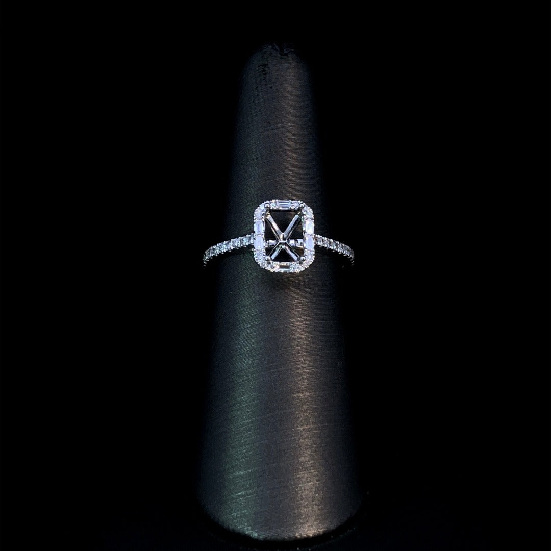 162589 - .31 ctw diamond semi mount