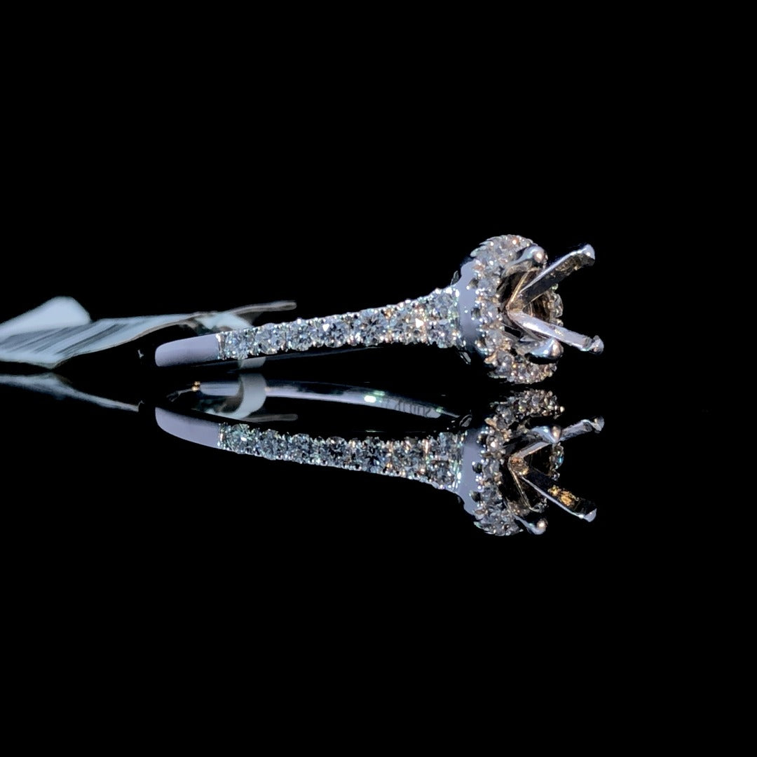 .46 ctw diamond semi mount