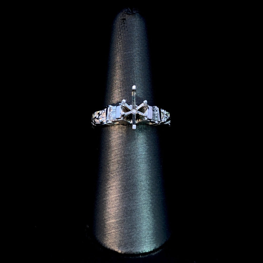 109821 - .38 ctw diamond semi mount