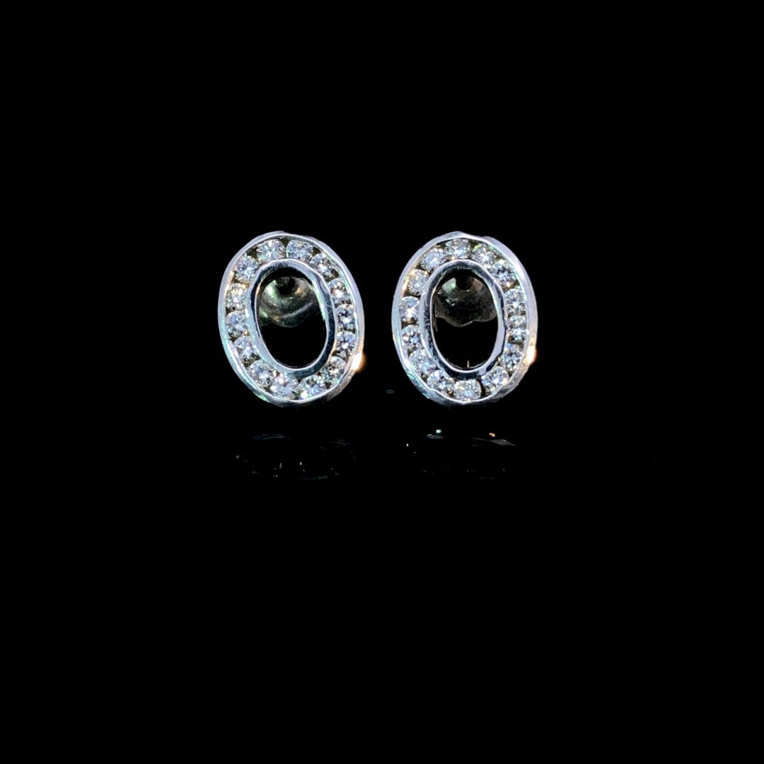 110096 - .50 ctw diamond earrings