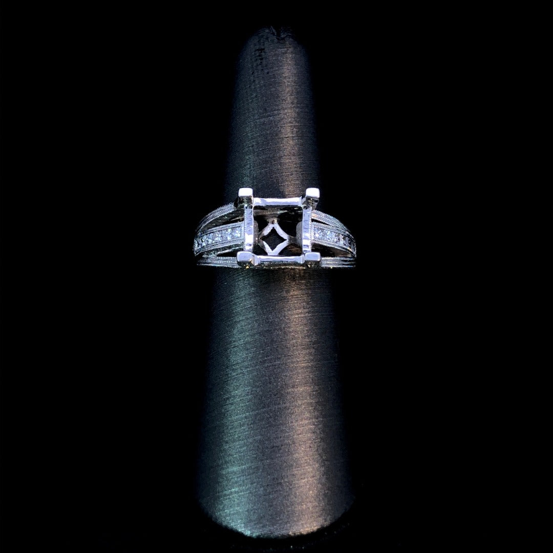 .63 ctw diamond semi mount
