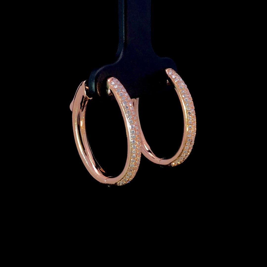 163122 - .45 ctw diamond earrings