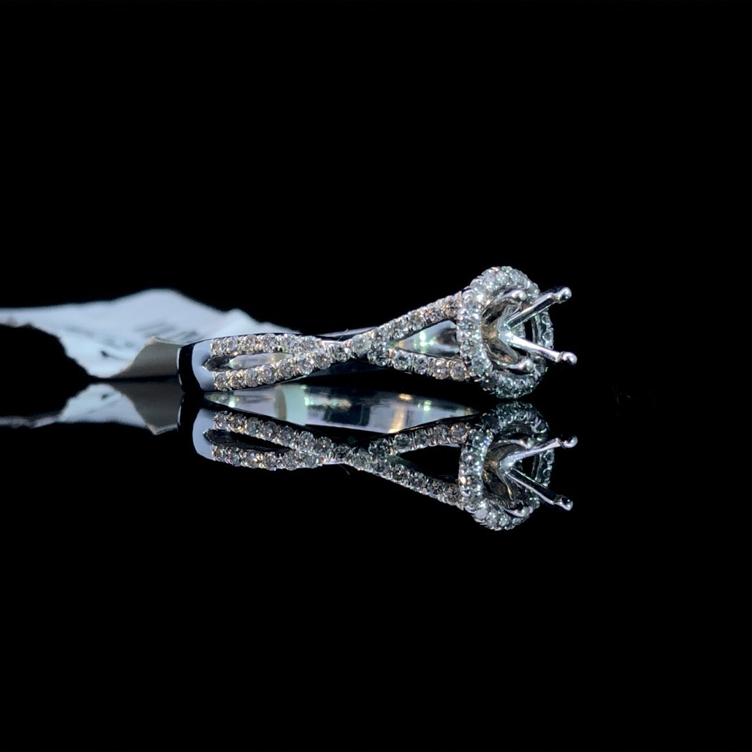 147421 - .34 ctw diamond semi mount