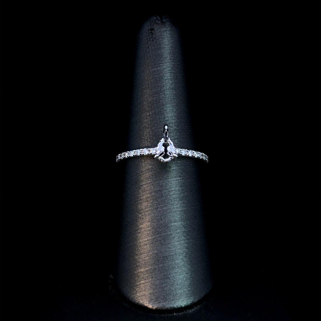 158523 - .23 ctw diamond semi mount
