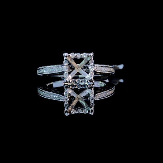 .30 ctw diamond semi mount