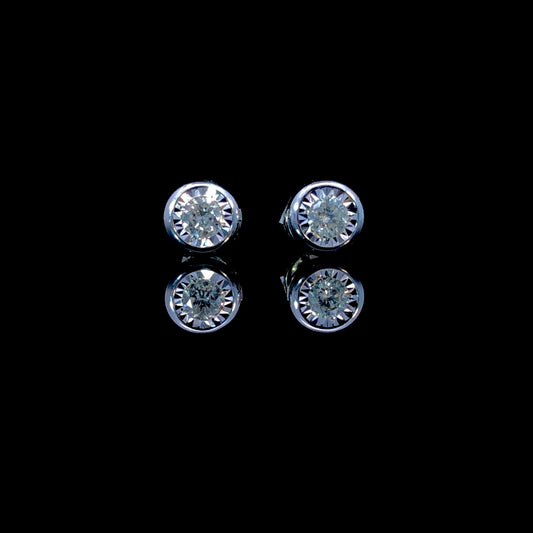 165383 - .25 ctw diamond earrings