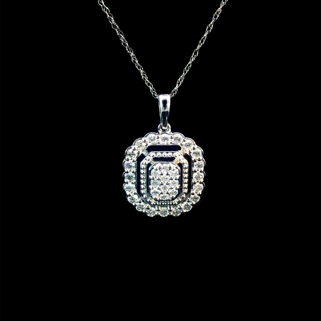 162785 - .70 ctw diamond pendant
