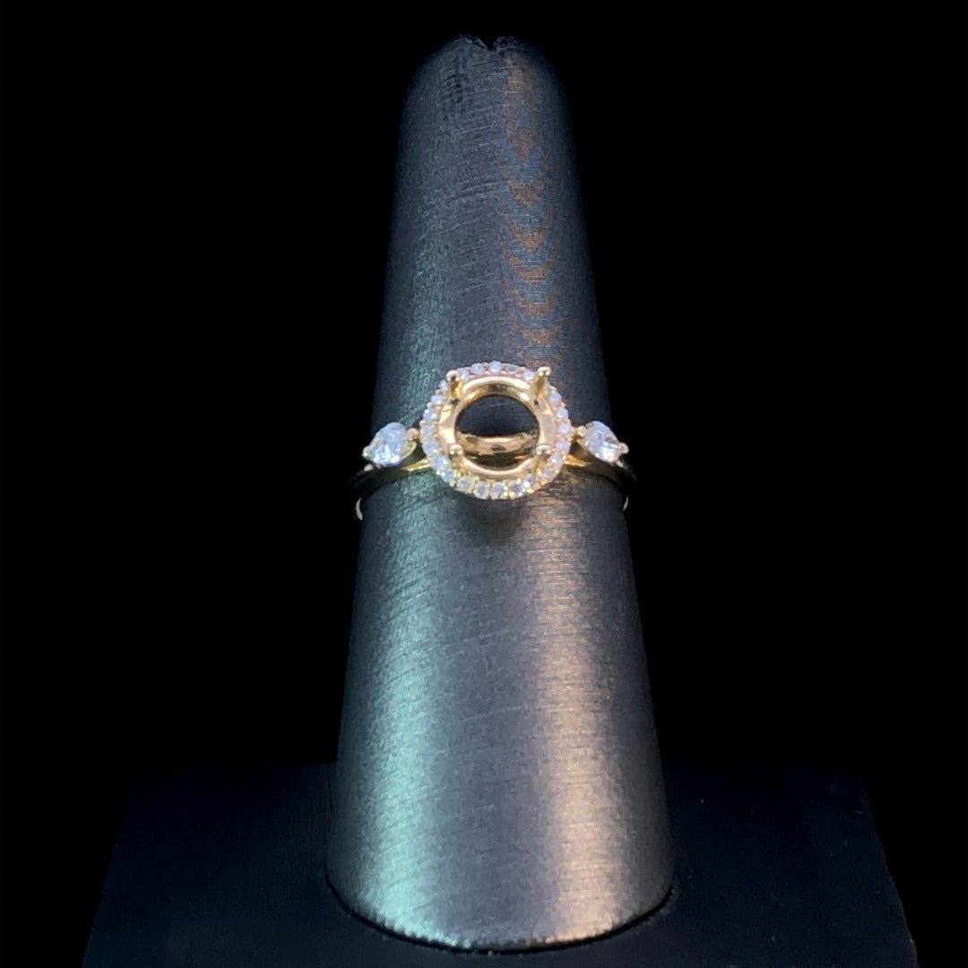 .30 ctw diamond semi mount