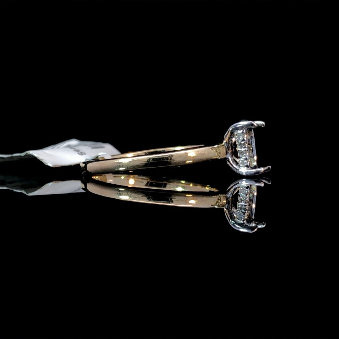 158566 - .07 ctw diamond semi mount