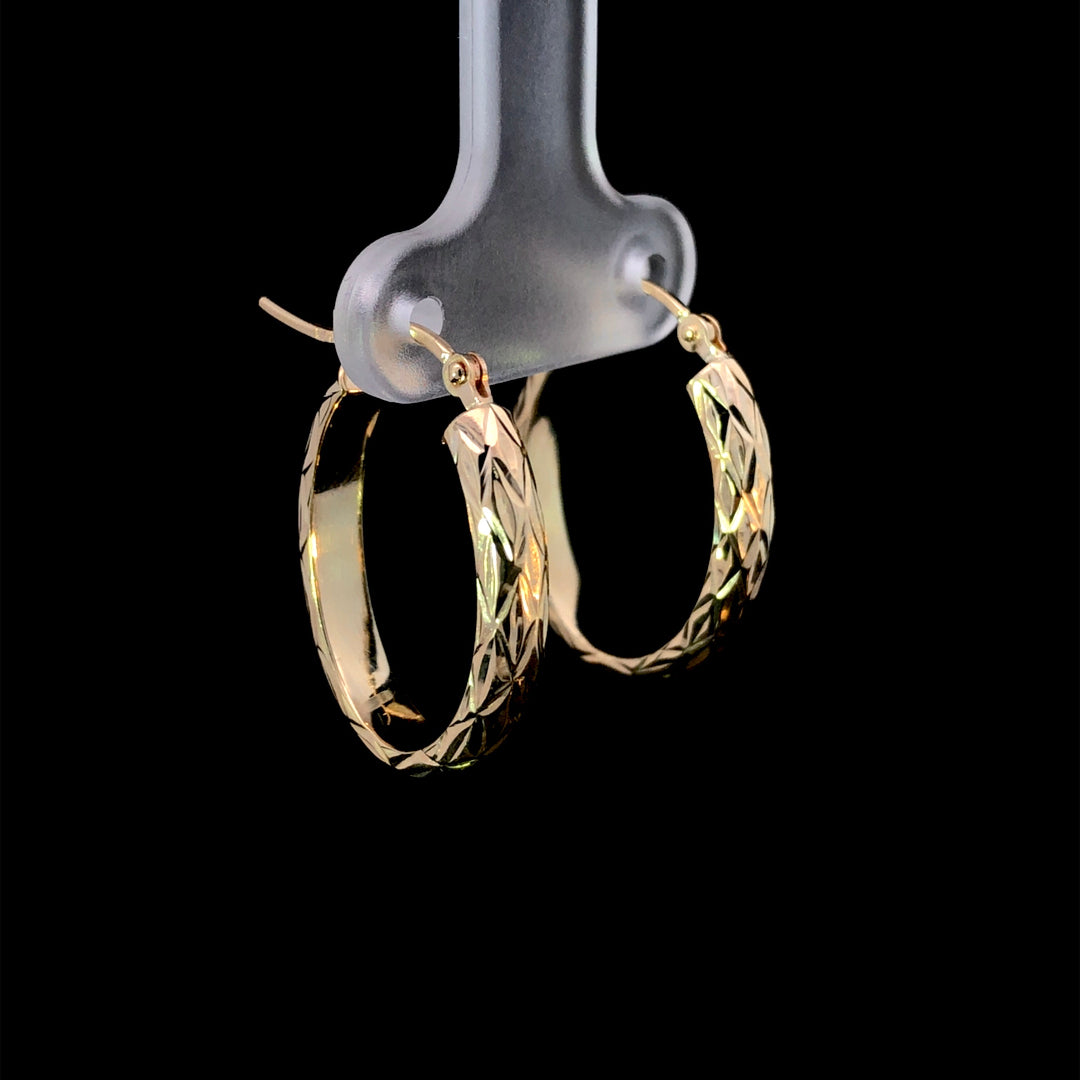 164945 - Gold hoops