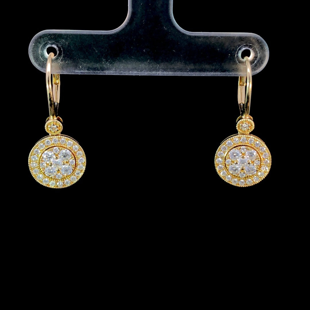160999 - 1.00 ctw diamond earrings