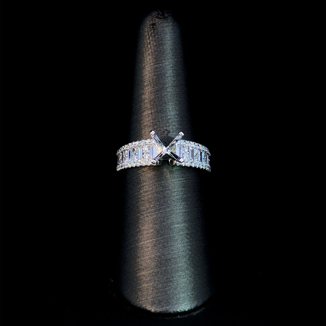 160655 - .80 ctw diamond semi mount