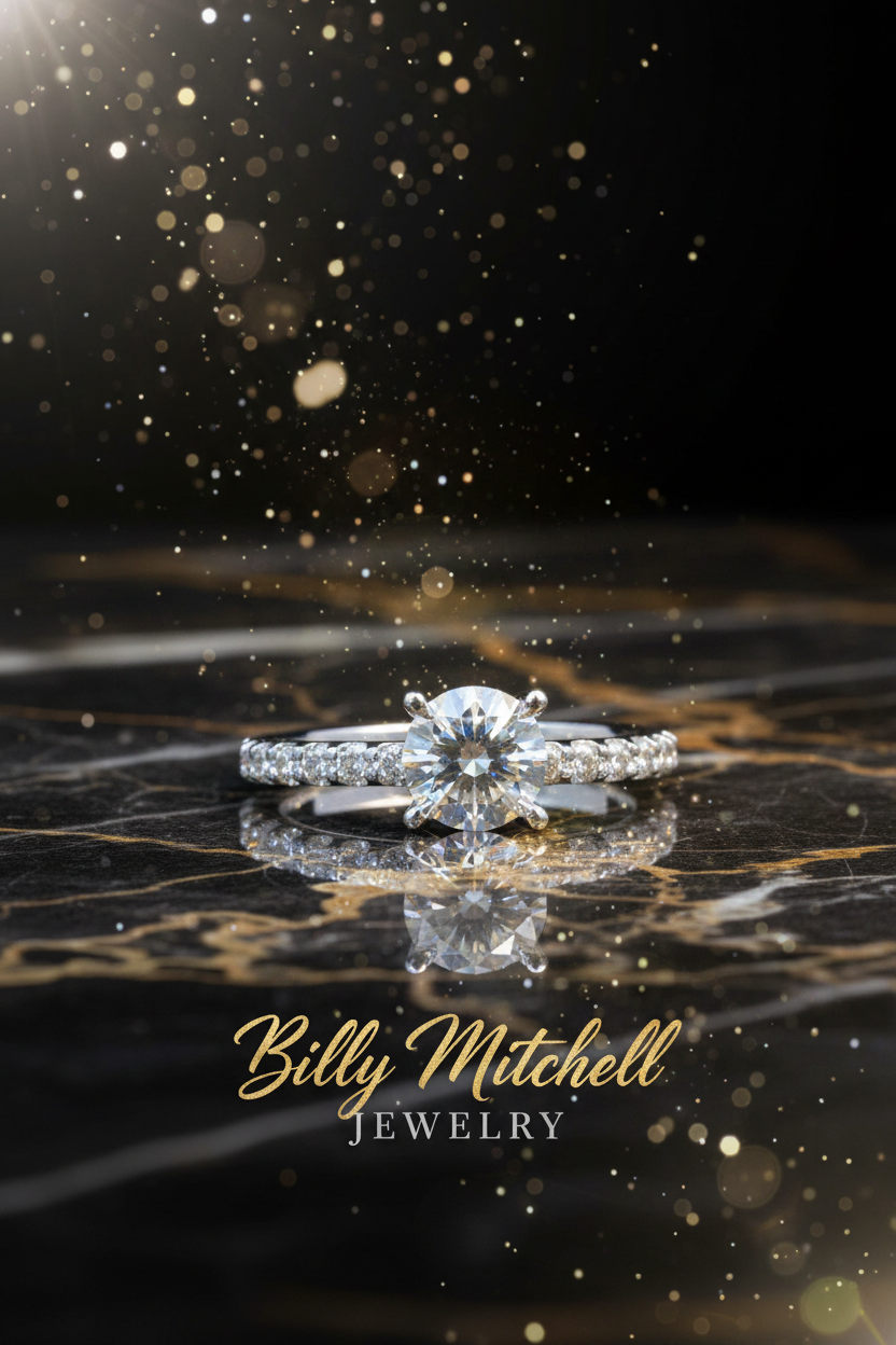 161117 - .42 ctw diamond semi mount