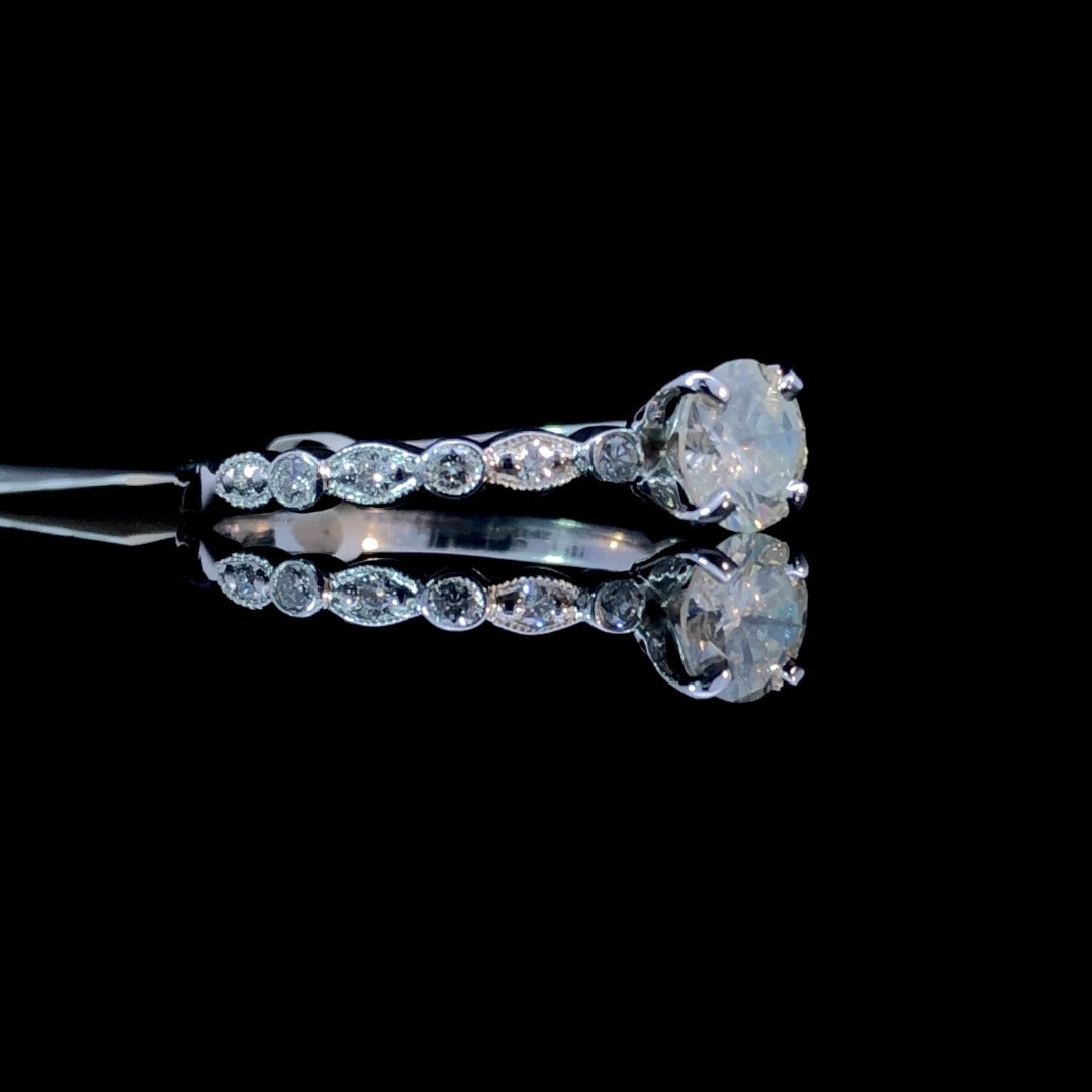 162490 - .84 ctw diamond ring