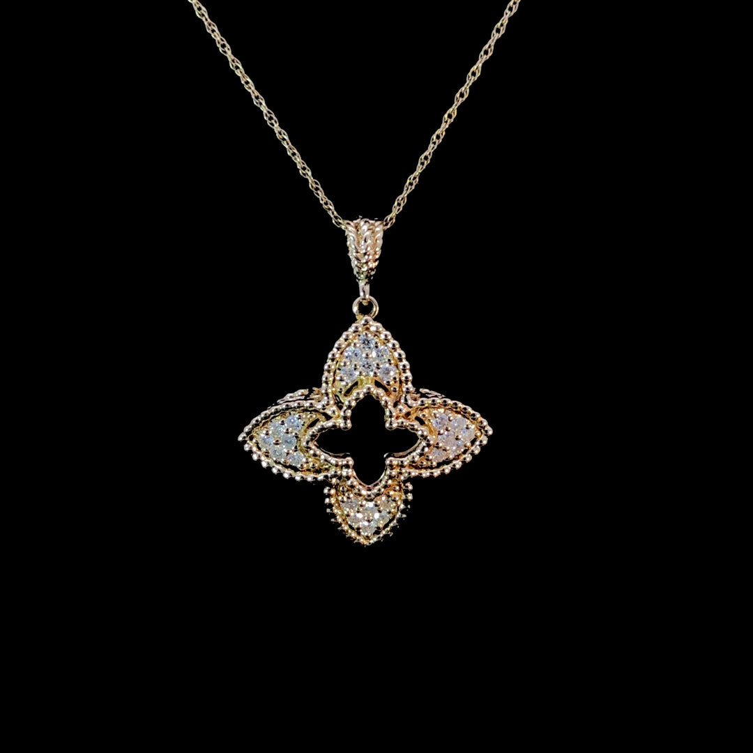 165021 - .22 ctw diamond pendant