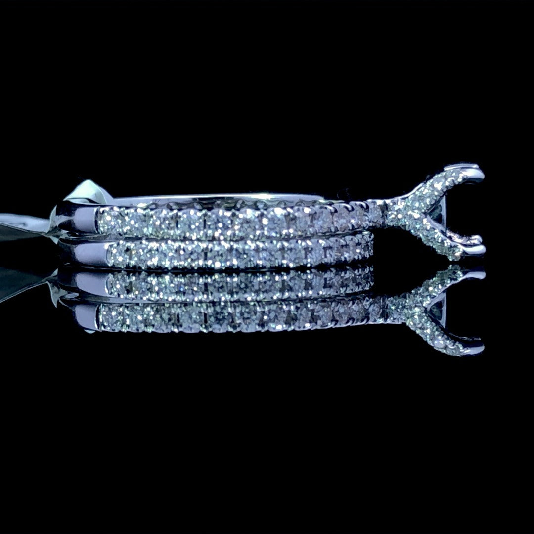158356 - .66 ctw diamond semi mount