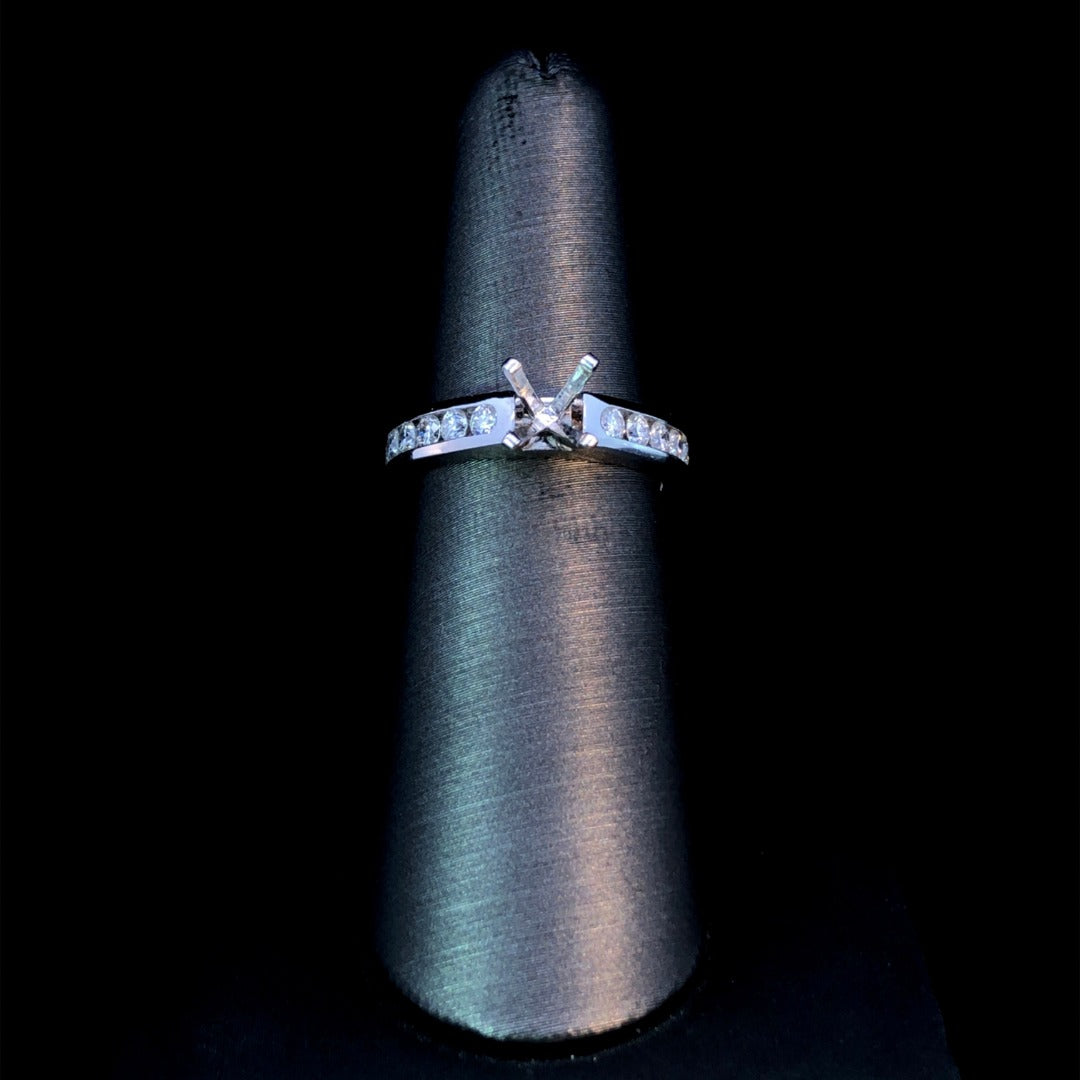 .71 ctw diamond semi mount
