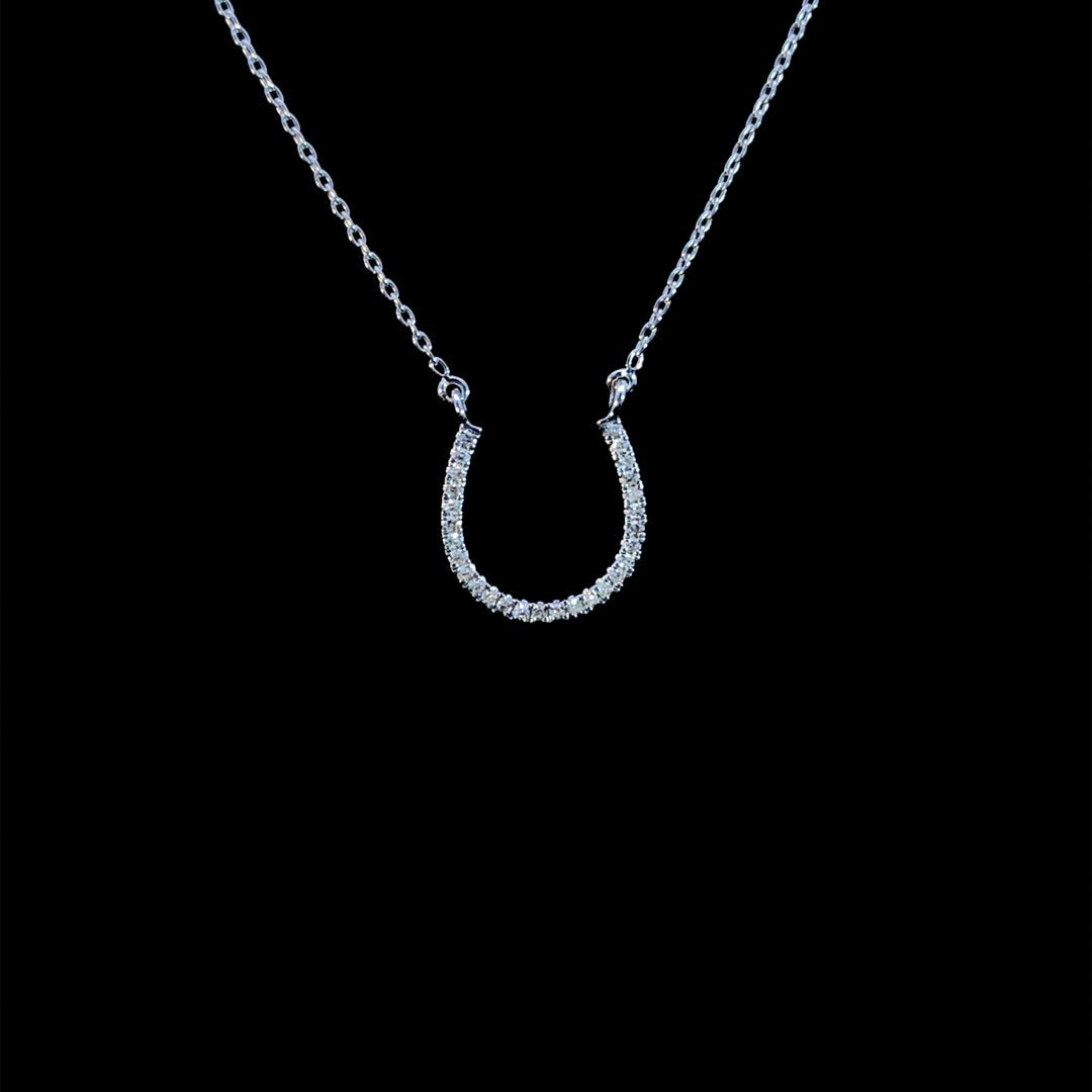 164073 - .10 ctw diamond necklace