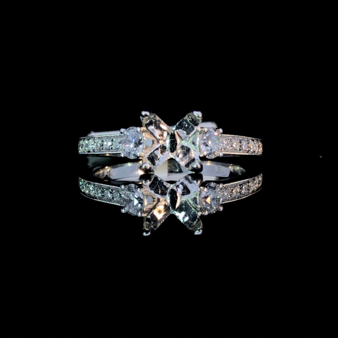 159395 - .54 ctw diamond semi mount