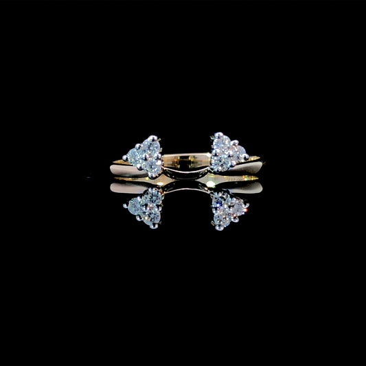 165636 - .15 ctw diamond ring wrap